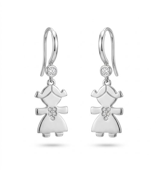 Orecchini Giorgio Visconti Donna in Oro Diamante 0.10 Ct BB35182F - BB35182F